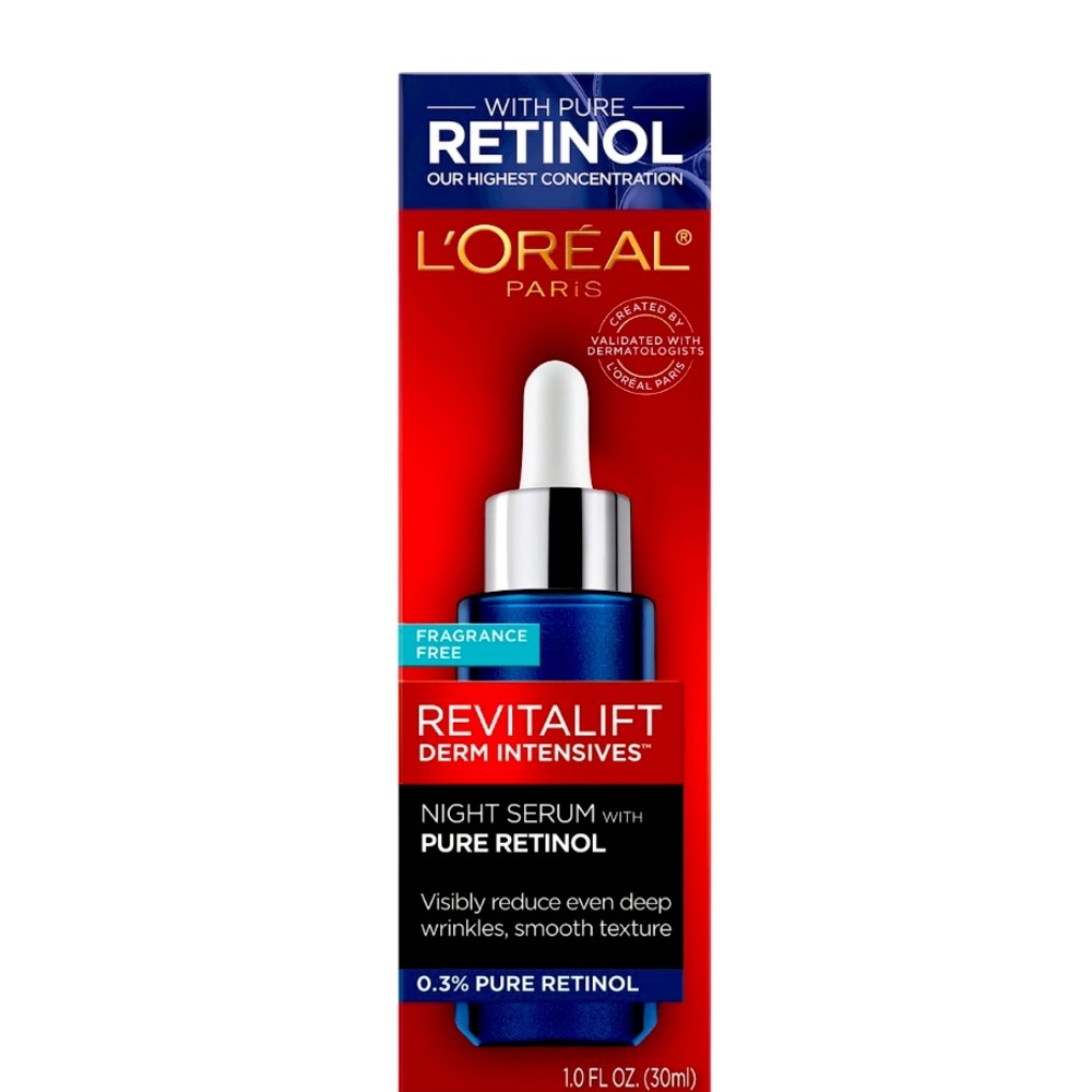 Revitalift Derm
Intensives Night
Serum with 0.3%
Pure Retinol